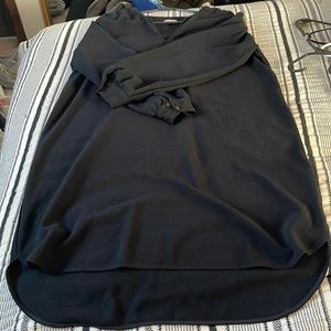 All Black target dress with v neck